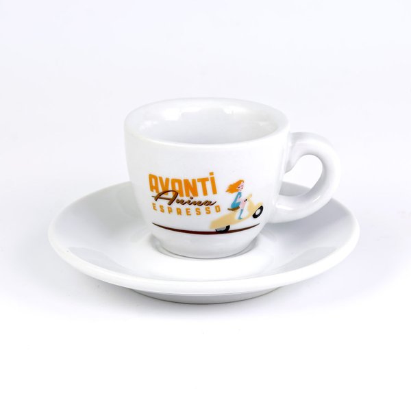 AVANTI Espressotassen 2er-Set ANINA im Starter-Set mit 1 kg Kaffee