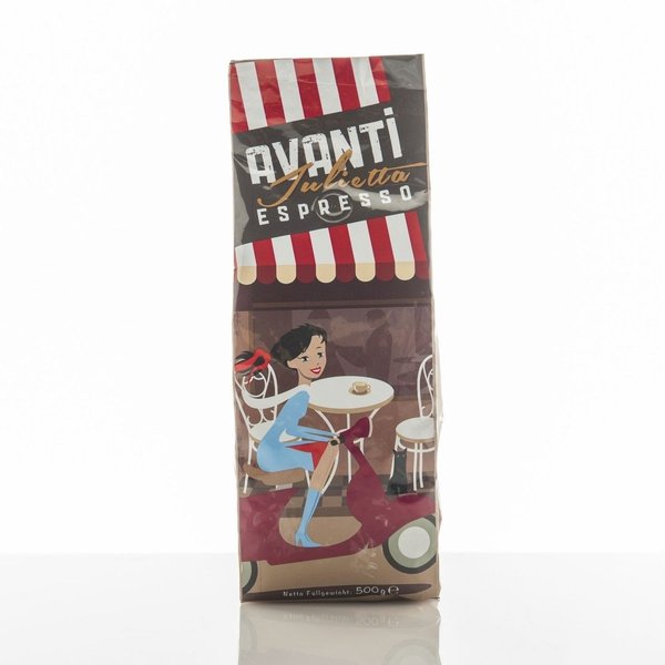 AVANTI Starter Set #1 | JULIETTA 500 g Beutel + Latte-Macchiato-Glas