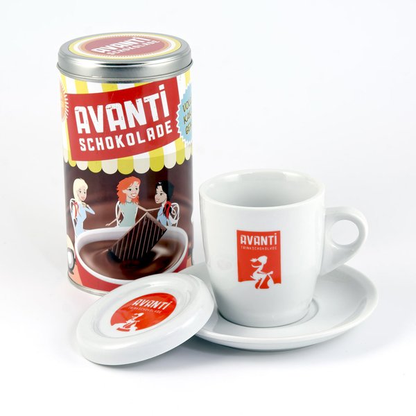 AVANTI Schokoladen-Tasse mit Aromadeckel