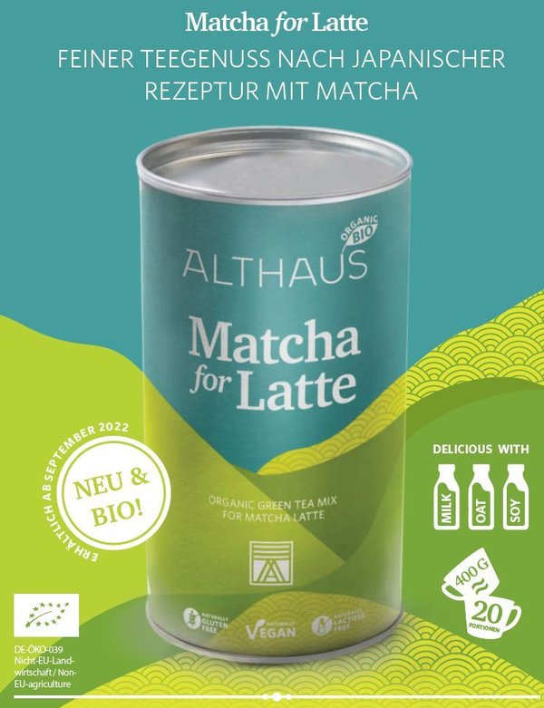 Bio Chai Matcha For Latte